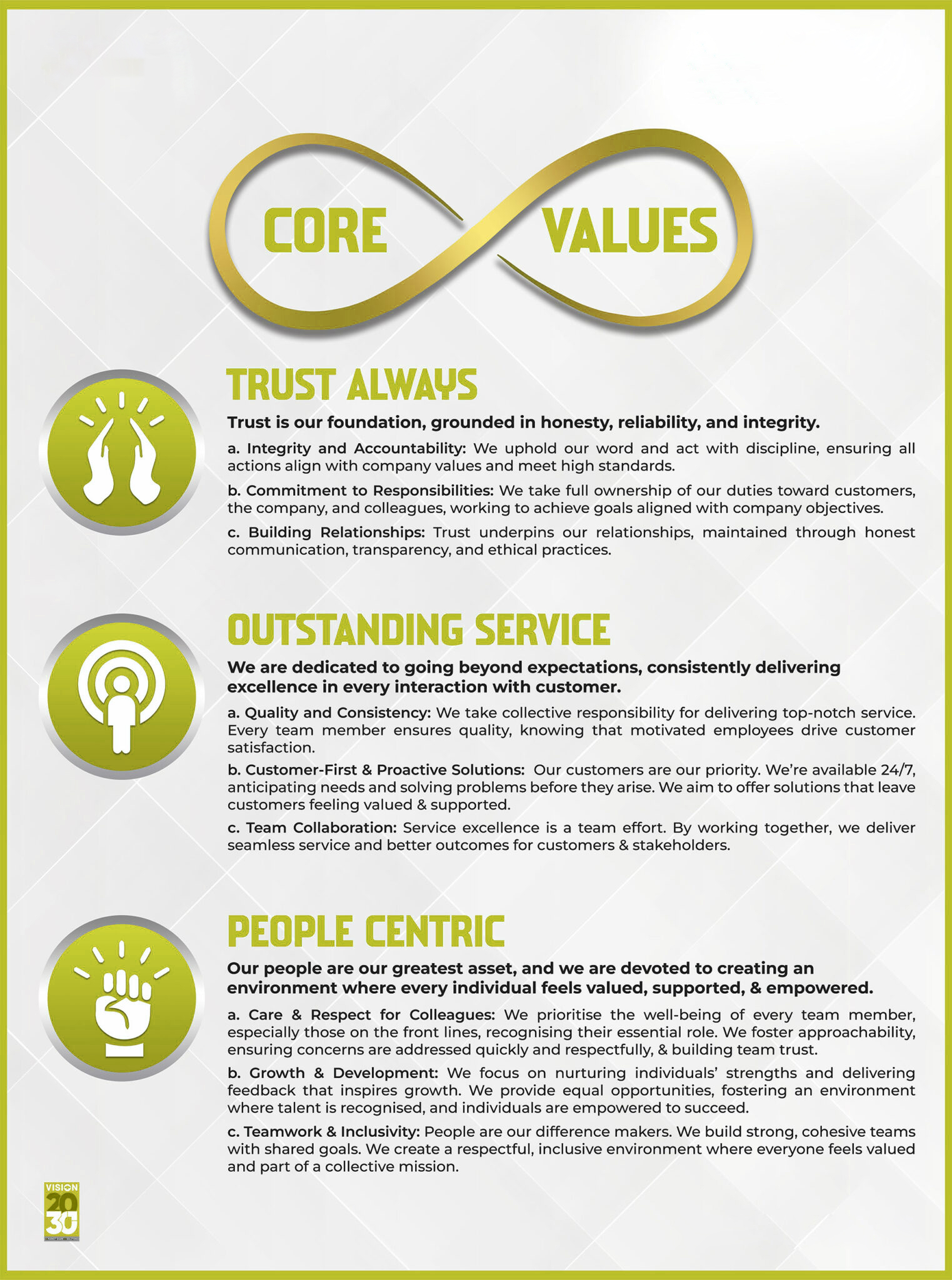 Our Core Values